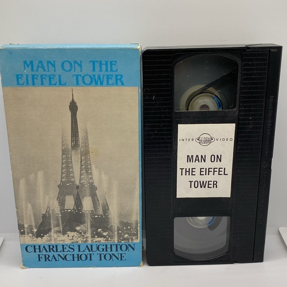 Man On The Eiffel Tower VHS Charles Laughton Franchot Tone Interglobal Video - Picture 8 of 8